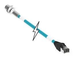 SENSOR CORD, 4P M12 RCPT-RJ45 PLUG, 3.3  120108-0675