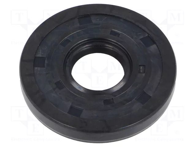 Oil seal; NBR caoutchouc; Thk: 7mm; -40÷100°C; Shore hardness: 70 ORING USZCZELNIENIA TECHNICZNE S-17X47X7-AOTC-N