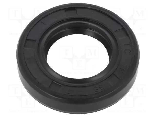 Oil seal; NBR caoutchouc; Thk: 7mm; -40÷100°C; Shore hardness: 70 ORING USZCZELNIENIA TECHNICZNE S-19X35X7-AOTC-N