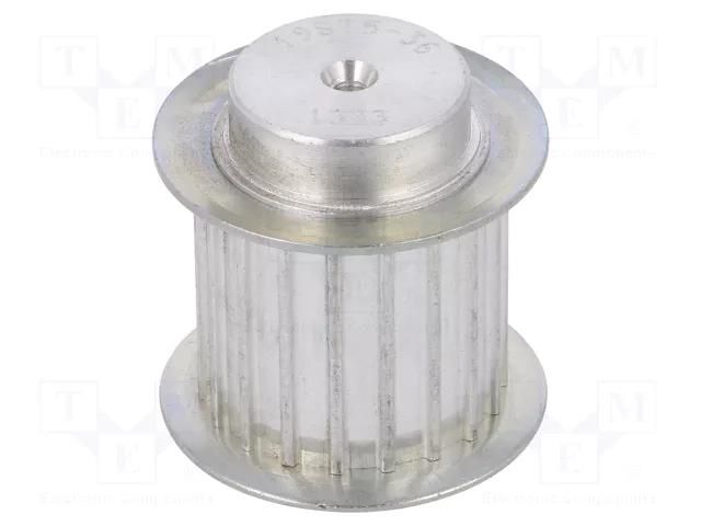 Belt pulley; AT5; W: 25mm; whell width: 36mm; Ø: 29mm; aluminium OPTIBELT 36-AT5-19-200ZA