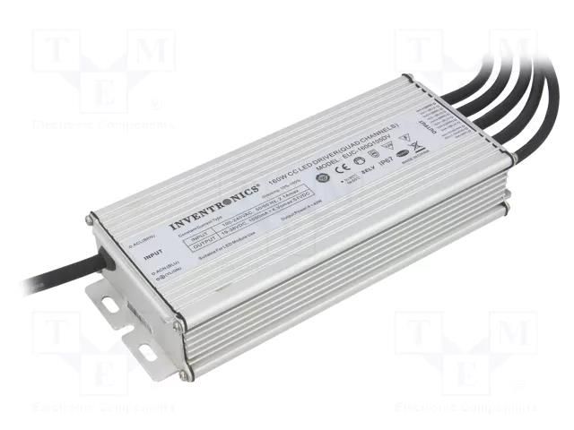 Power supply: switching; LED; 160W; 19÷38V; 1050mA; 90÷305VAC; IP67 INVENTRONICS EUC-160Q105DV