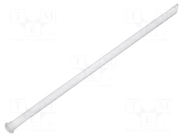 Fiber for LED; Ø2mm; L: 45mm; round; Front: flat; straight MENTOR 1292.1301
