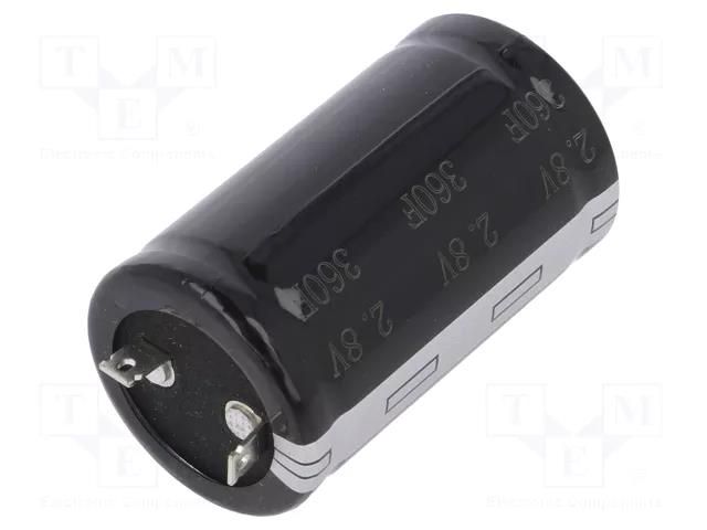 Supercapacitor; connectors; 360F; 2.8VDC; ±20%; Ø35.6x61.5mm BIGCAP BRP002R8C367FA