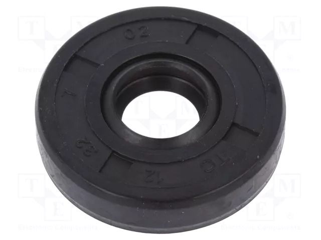 Oil seal; NBR caoutchouc; Thk: 7mm; -40÷100°C; Shore hardness: 70 ORING USZCZELNIENIA TECHNICZNE S-12X32X7-AOTC-N