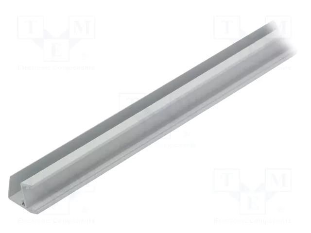 Profiles for LED modules; white; L: 1m; EDGE10; aluminium; edge TOPMET TOP-EDGE10/WH-1M
