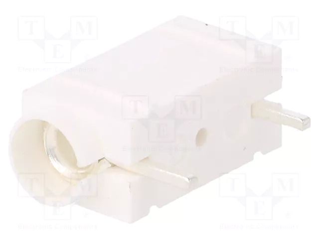 Connector: 4mm banana; socket; 250VDC; 10A; white; silver plated DELTRON 571-0600