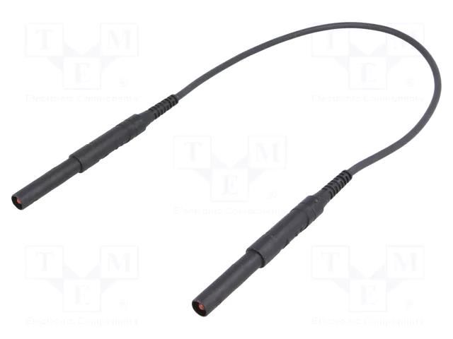 Test lead; 6kVDC; 6kVAC; 16A; banana plug 4mm,both sides; Len: 2m SCHÜTZINGER HSPL8568200-SW