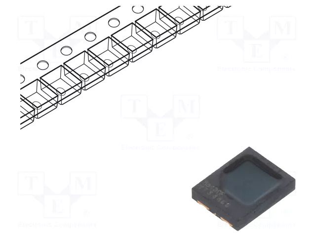 PIN photodiode; SMD; 540nm; 440÷620nm; 65°; flat; blue VISHAY VEMD5510CF