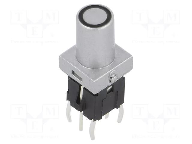 Switch: keypad; Pos: 2; SPST-NO; 0.05A/12VDC; silver; LED; yellow HIGHLY ELECTRIC PB6149L-2-102