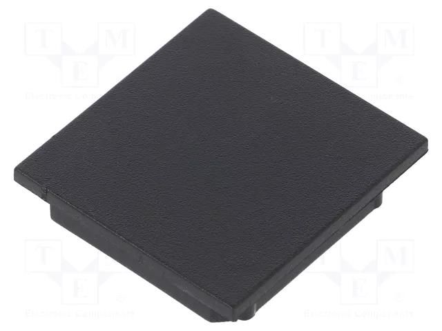Cap for LED profiles; black; 2pcs; ABS; VARIO30-08 TOPMET TOP-V4600002