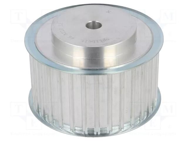 Belt pulley; AT10; W: 50mm; whell width: 66mm; Ø: 100mm; aluminium OPTIBELT 66-AT10-32-200ZA