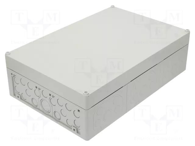 Enclosure: junction box; X: 300mm; Y: 450mm; Z: 132mm; polystyrene SPELSBERG AKL-3-G