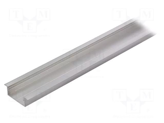 Profiles for LED modules; natural; L: 1m; VARIO30-06; aluminium TOPMET TOP-VARIO30-06-1M