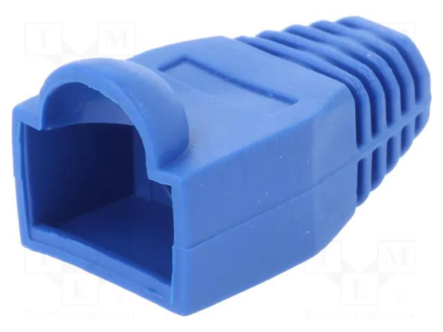 RJ45 plug boot; 6.5mm; blue LOGILINK LOG-MP0066