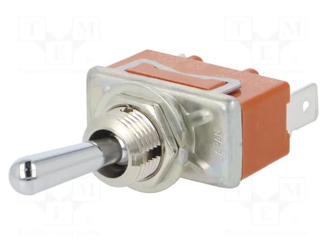 Switch: toggle; Pos: 3; SP3T; ON-OFF-ON; 15A/250VAC; 15A/30VDC PANASONIC T115EAULCSAFJ