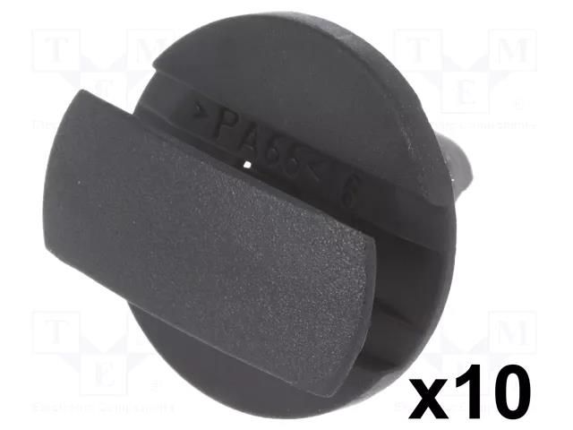 Rivet; 10pcs; Citroën,Fiat,Peugeot,Renault; L: 14mm; polyamide ROMIX RX-C60151