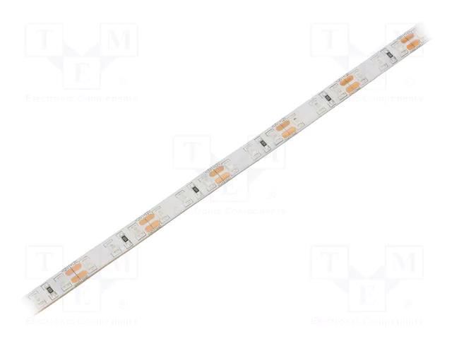 LED tape; blue; 2835; LED/m: 96; 8mm; white PCB; IP65; 15W/m; 12VDC WISVA OPTOELECTRONICS HH-BLOG-2835FWAA