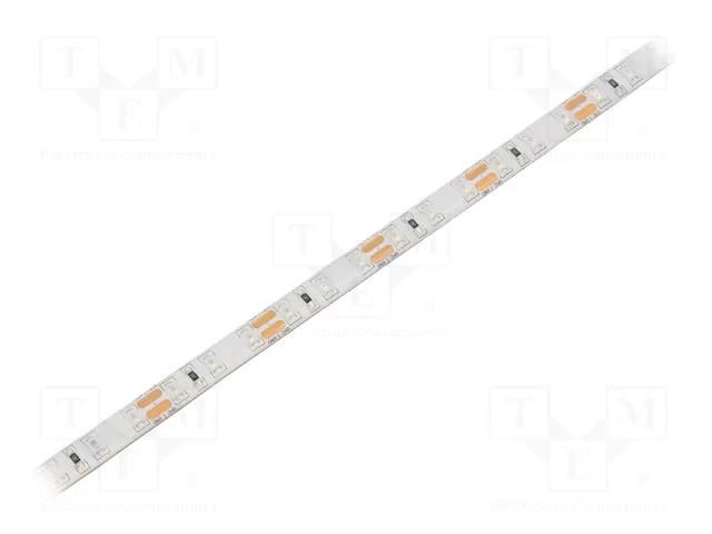 LED tape; yellow; 2835; LED/m: 96; 8mm; white PCB; IP65; 15W/m; 12VDC WISVA OPTOELECTRONICS HH-YLOG-2835FWAA