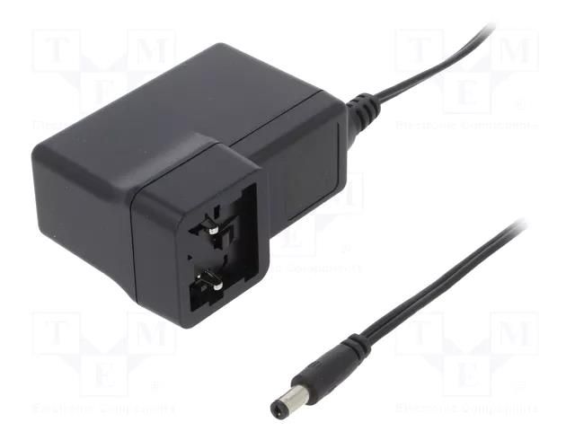 Power supply: switching; mains,plug-in; 18VDC; 3.33A; 60W; 88% MEAN WELL GEM60I18-P1J