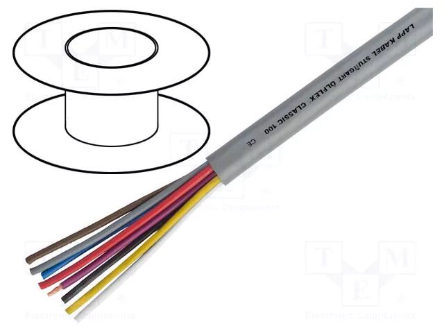 Wire; ÖLFLEX® CLASSIC 100; 3x2.5mm2; unshielded; 450V,750V; Cu LAPP CL100-3X2.5