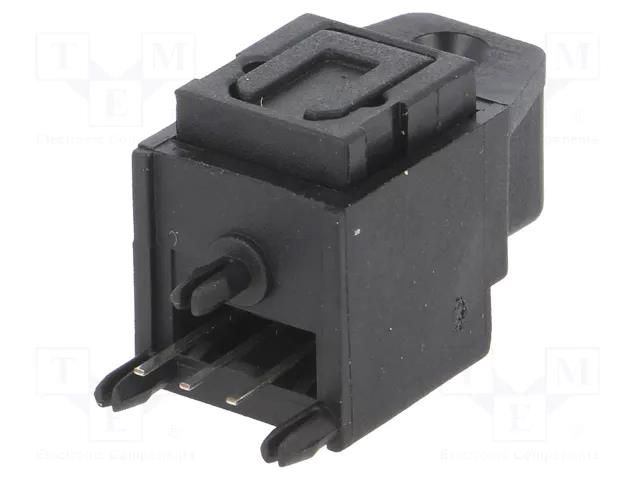 Connector: optical (Toslink); socket,receiver fiber optic; THT CLIFF FCR684205R