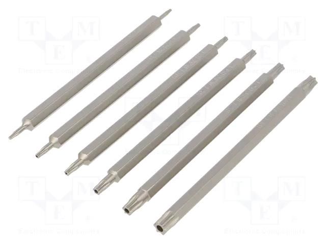 Kit: screwdriver bits; Torx®,Torx® with protection; 110mm ENGINEER FUT.DR-15