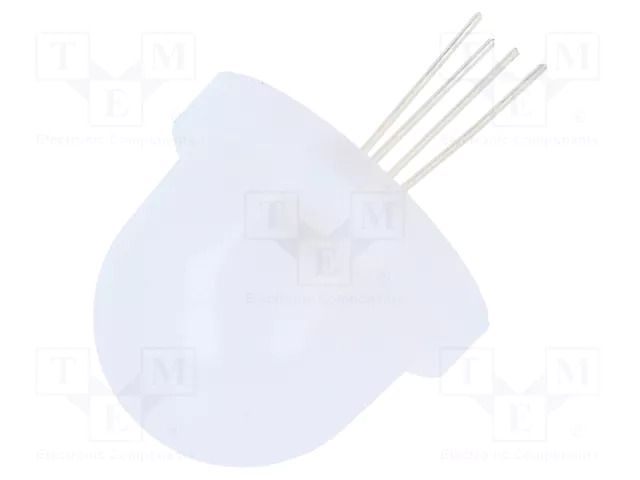 LED; RGB; 16mm; 120°; Front: convex; 4÷4.2/3.1÷3.2/2.9÷3VDC; round POLAM-ELTA CQL-710RGB/WK