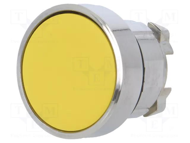 Switch: push-button; 22mm; Stabl.pos: 2; yellow; none; IP66; flat SCHNEIDER ELECTRIC ZB4BH05
