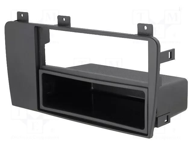 Radio frame; Volvo; 2 ISO; black ACV RAM-40.167