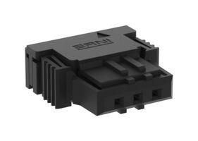 CONNECTOR HOUSING, RCPT, 3POS, 2.54MM 364212-E.