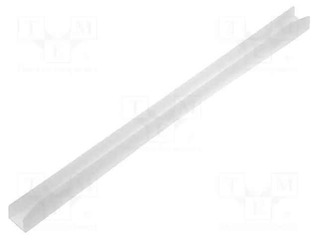 PCB guide; polyamide; natural; A: 101.6mm; UL94V-2; B: 88.9mm ESSENTRA RI-RCG-2