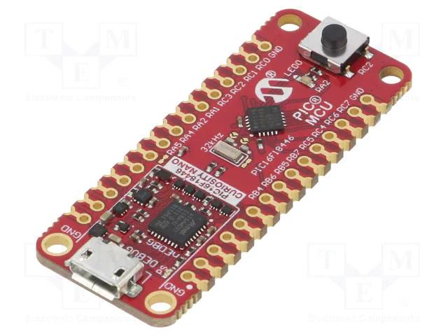 Dev.kit: Microchip PIC; PIC16; Curiosity Nano; prototype board MICROCHIP TECHNOLOGY DM164144