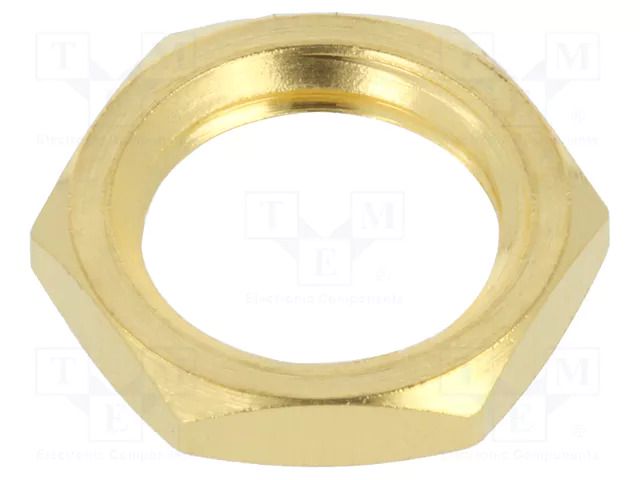 Accessories: nut; Application: SMA socket AMPHENOL RF 132-NUTSMAGLD