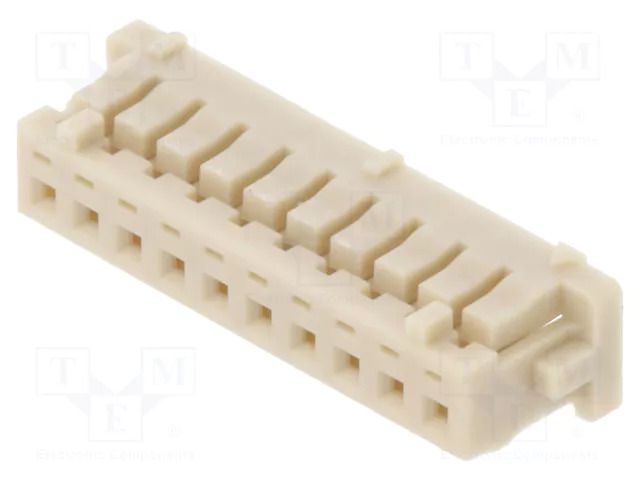 Connector: wire-board; plug; female; PIN: 10; SignalBee; straight HIROSE DF13-10S-1.25C