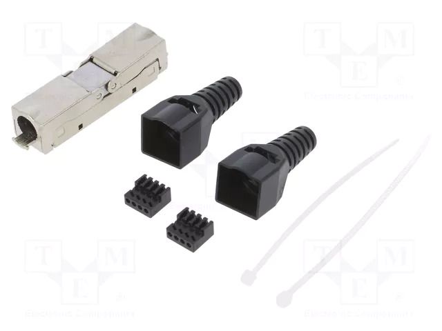 Coupler; Cat: 6a; shielded; 8p8c; 22AWG÷26AWG; for cable; straight LOGILINK LOG-MP0046