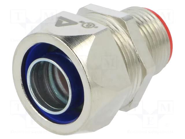 Straight terminal connector; HJ-10,HJ-I-08,TJ-10; brass; IP40 ANAMET EUROPE FIT-THER-1/2-M20