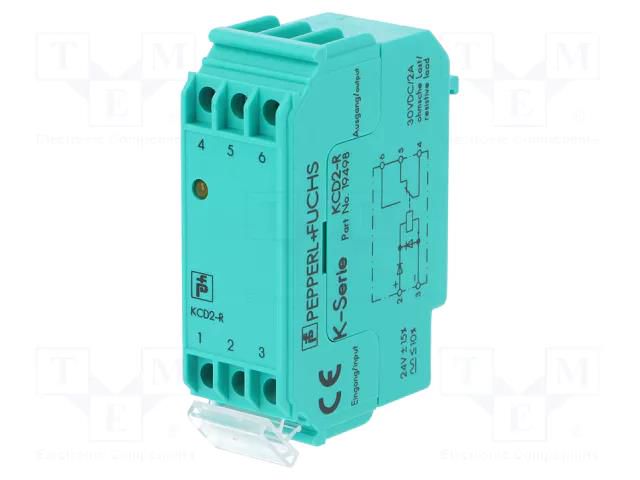 Converter: signal separator; for DIN rail mounting; NPN,PNP PEPPERL+FUCHS KCD2-R