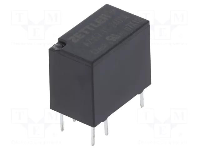 Relay: electromagnetic; SPDT; Ucoil: 24VDC; 2A; 0.5A/125VAC; AZ957 ZETTLER AZ957-1C-24DSE