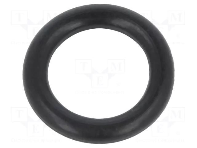 O-ring gasket; NBR caoutchouc; Thk: 1.5mm; Øint: 6mm; black ORING USZCZELNIENIA TECHNICZNE O-6X1.5-70-NBR