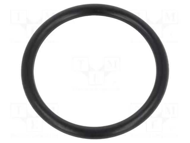 O-ring gasket; NBR caoutchouc; Thk: 2.5mm; Øint: 24mm; black ORING USZCZELNIENIA TECHNICZNE O-24X2.5-70-NBR