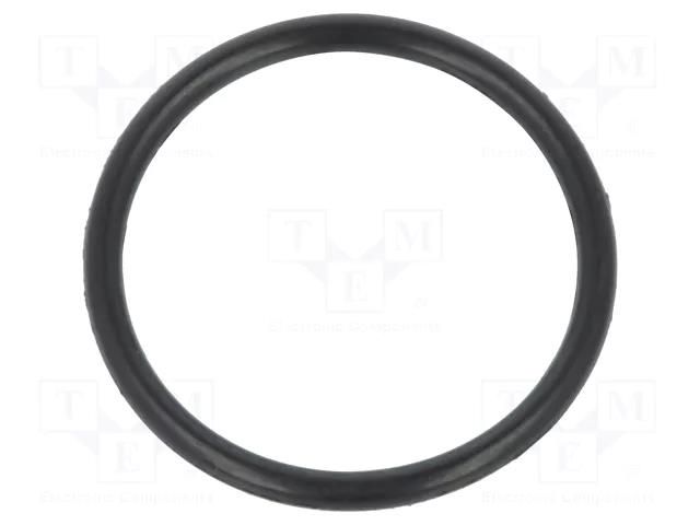 O-ring gasket; NBR caoutchouc; Thk: 1.5mm; Øint: 17mm; black ORING USZCZELNIENIA TECHNICZNE O-17X1.5-70-NBR