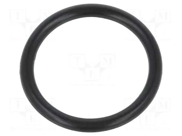 O-ring gasket; NBR caoutchouc; Thk: 2mm; Øint: 16mm; black ORING USZCZELNIENIA TECHNICZNE O-16X2-70-NBR