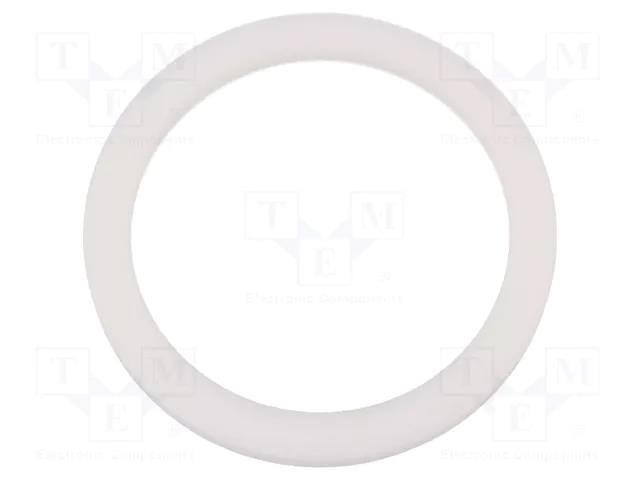 Gasket; PTFE; Thk: 3mm; Øint: 25.1mm; Øout: 33.4mm; M25; white LAPP LP-53801060