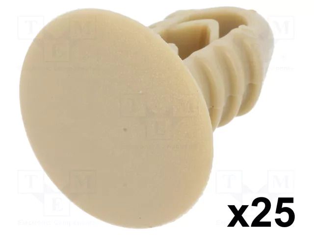 Trim clip; 25pcs; Alfa Romeo,Fiat,Lancia; L: 19mm; polyamide ROMIX RX-10070