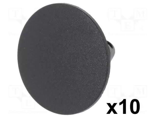Trim clip; 10pcs; Fiat; OEM: 82450771; L: 19.1mm; polyamide; black ROMIX RX-10169