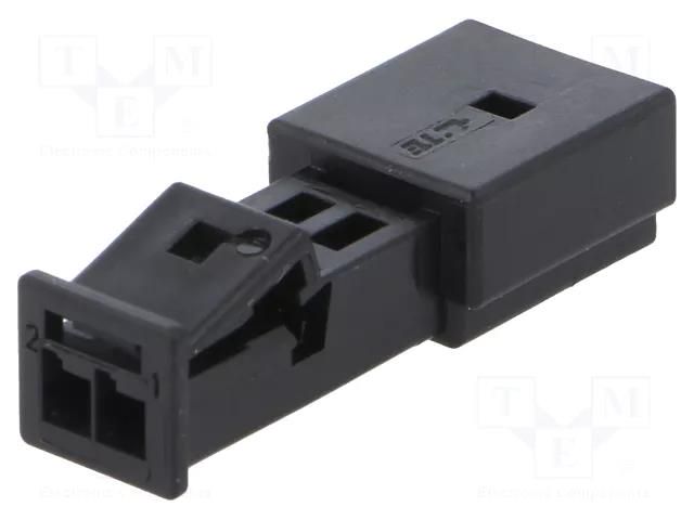 Automotive connector MQS STIFT-GEH 2P TE Connectivity 1-968699-1