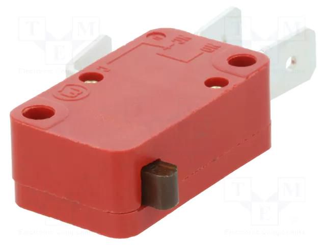 Microswitch SNAP ACTION; 10A/250VAC; without lever; SPDT; Pos: 2 Marquardt 01005.1001-01