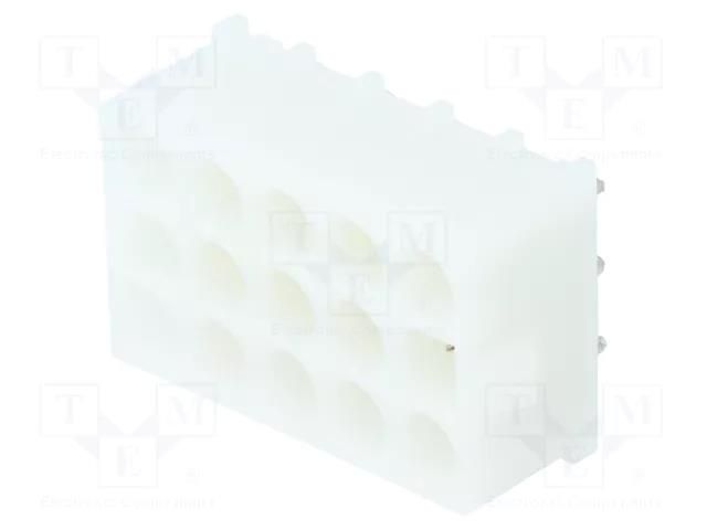 Connector: wire-board; socket; male; PIN: 15; Universal MATE-N-LOK TE Connectivity 350434-1
