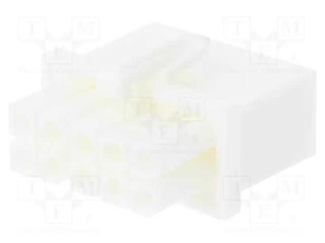 Connector: wire-wire; plug; female; PIN: 10; 600V; for cable; 4.14mm TE Connectivity 794781-1