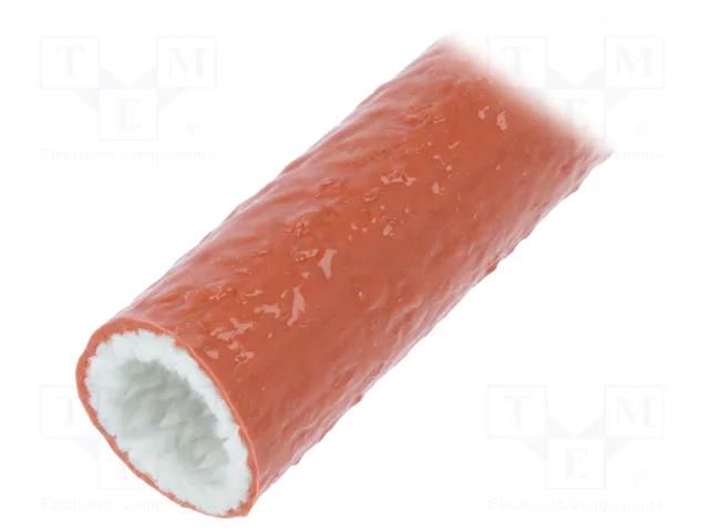 Insulating tube; fiberglass; brick red; -60÷260°C; Øint: 102mm FAVIER SCSTHT-102-RB-5